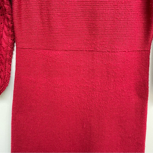 The Limited Red Sweater Dress - Size Medium - Picture 7 of 11